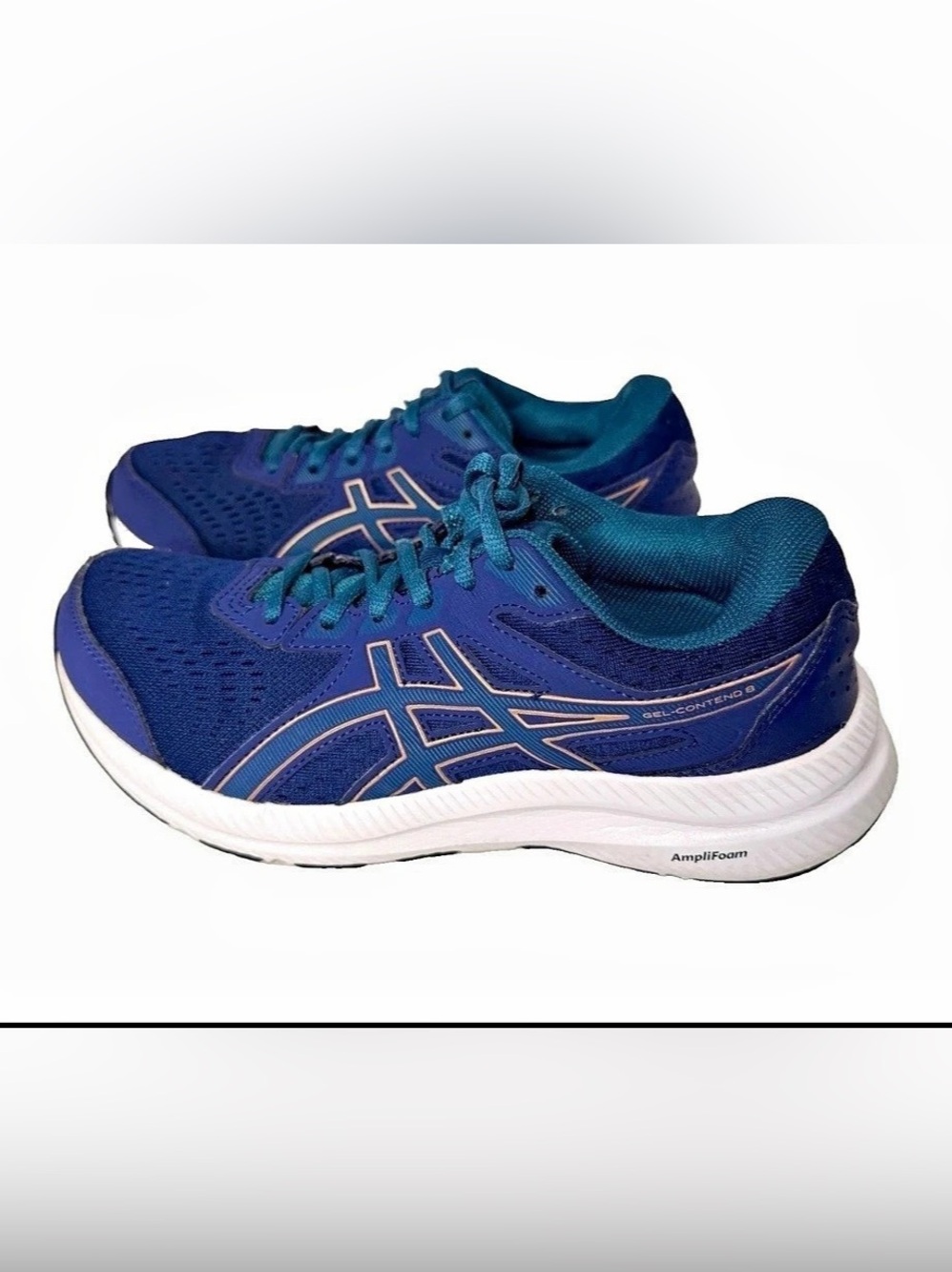 ASICS Gel-Contend 8 Athletic Shoes Blue & Purple US 7.5 Women’s